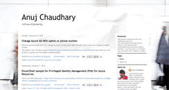 Desktop Screenshot of anujchaudhary.com